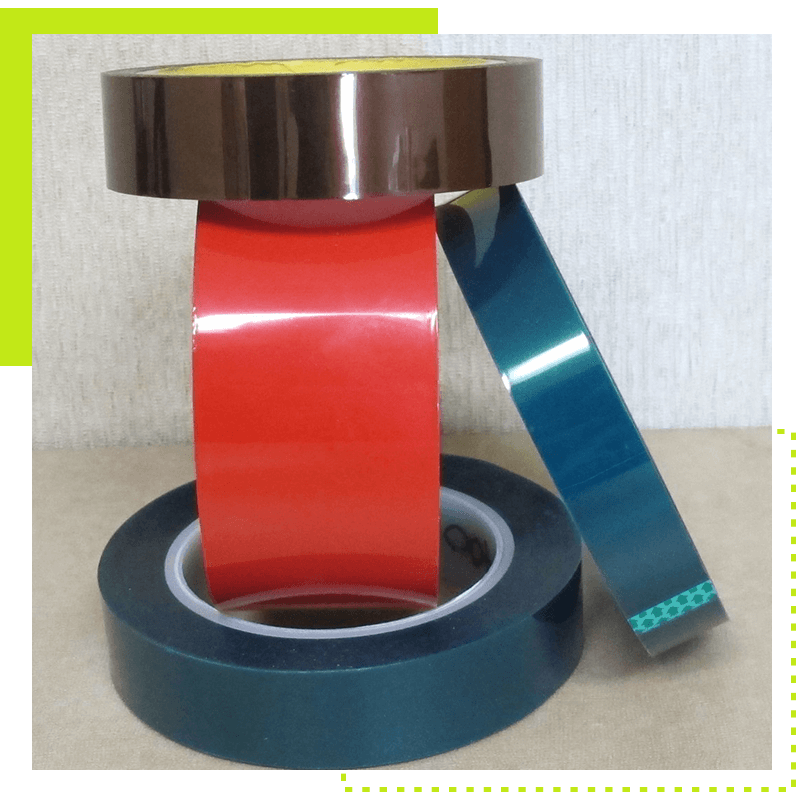 stacked high gloss film tape